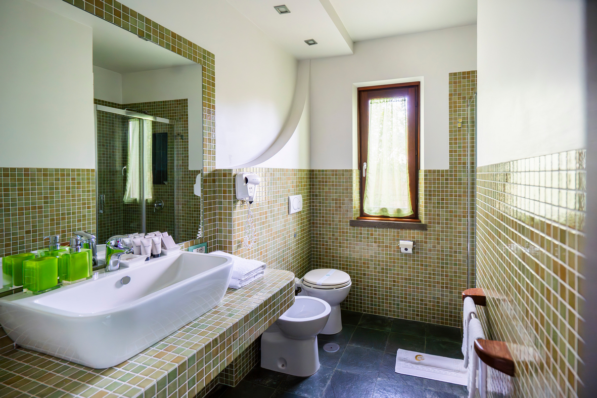 Interni bagno Suite Capri
